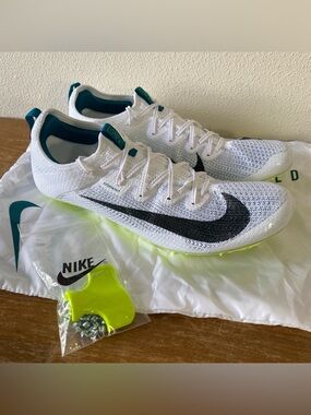 Nike Zoom Superfly Elite 2 Atomknit White Bright Spruce FZ9662-100 - Size 11.5